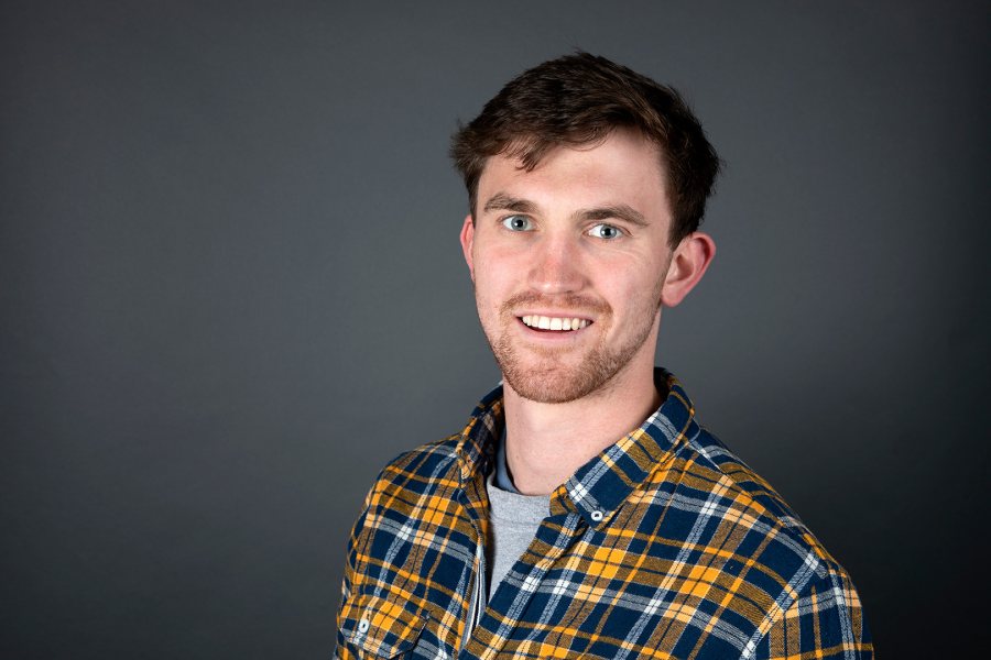 Sam Holmes ‘19 of Middlebury, Vt., an English major, was offered a Fulbright English Teaching Assistant award for Spain. (Grace Link '19 for Bates College)