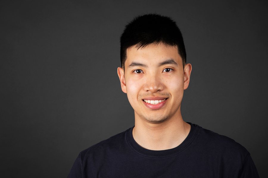 Andrew Chen ‘19 of Wayland, Mass., a double major in neuroscience and Spanish, was offered a Fulbright research grant for Spain. (Theophil Syslo/Bates College)