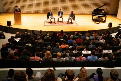 A Conversation with Congressman Bob Goodlatte Congressman Bob Goodlatte represented the sixth Congressional District of Virginia in the United States House of Representative from January 1993 to 2019. Congressman Goodlatte returns to Bates to engage in a conversation about how his liberal arts education helped shape who he is and how it prepared him for a career in politics. Congressman Goodlatte will also share his experience as Chair of the House Judiciary Committee, a position he held for six years, and provide perspective on the importance of bipartisan politics today.Tuesday, May 7th 7:30-9:00pm, Olin Concert HallFacilitated by Frank Fusco ‘19 (College Republicans) and another studentThese events are sponsored by the Bates College Republican Club, The Center for Purposeful Work, and the Office of College Advancement.