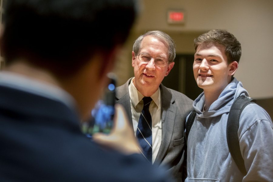 A Conversation with Congressman Bob Goodlatte Congressman Bob Goodlatte represented the sixth Congressional District of Virginia in the United States House of Representative from January 1993 to 2019. Congressman Goodlatte returns to Bates to engage in a conversation about how his liberal arts education helped shape who he is and how it prepared him for a career in politics. Congressman Goodlatte will also share his experience as Chair of the House Judiciary Committee, a position he held for six years, and provide perspective on the importance of bipartisan politics today. Tuesday, May 7th 7:30-9:00pm, Olin Concert Hall Facilitated by Frank Fusco ‘19 (College Republicans) and another student These events are sponsored by the Bates College Republican Club, The Center for Purposeful Work, and the Office of College Advancement.