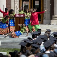 2019 Baccalaureate:Saturday May 25, 20192:00 p.m.Historic Quad Francisco "Franky" Urueta of Facility Services delivered the Baccalaureate Address.Baccalaureate is a gathering of graduating seniors and their families and friends to celebrate the journey through Bates and beyond. The service speaks through the languages of many religions and spiritualities, and celebrates with poetry, music, dance, and reflection.Seniors process into the service in their gowns, and all friends and family are welcome to attend. Seating is first-come, first-served on folding chairs. The rain site is in Merrill gym. The procession begins at 1:50, with a musical prelude before. Graduates will process and recess through trellises adorned with “blessing tags” bearing well-wishes from parents and guardians. For those who have not mailed in blessing tags, there will be a table and supplies for creating and hanging the tags before the service.