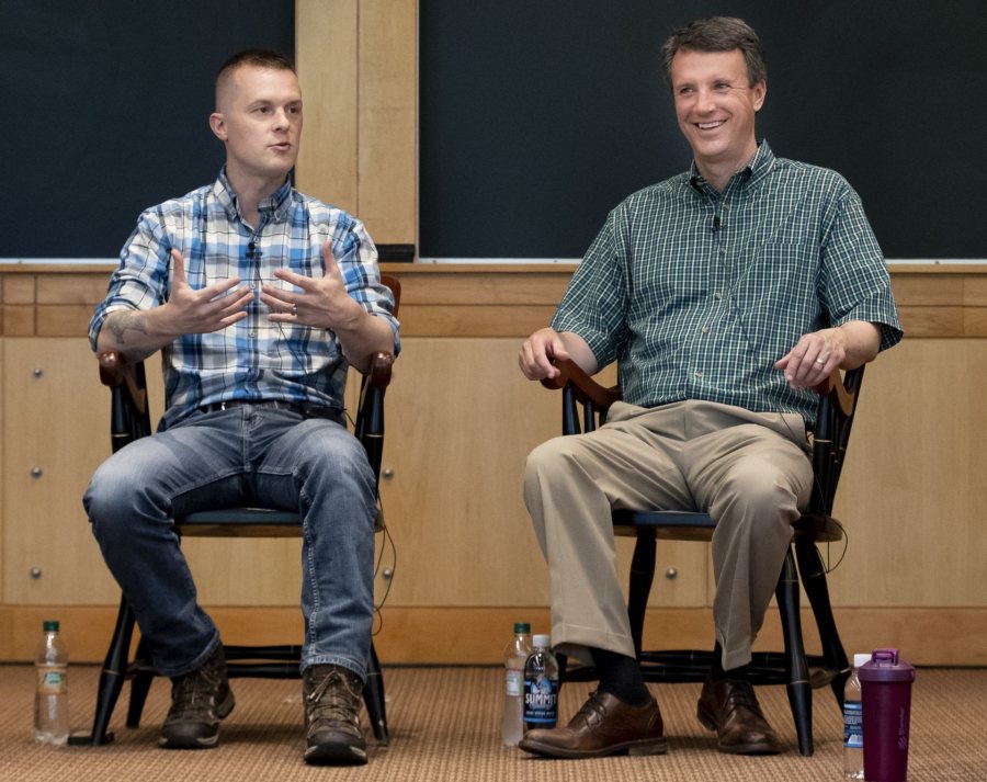 1:30–2:30pmBates Alumni in CongressRepresentatives Ben Cline ’94 and Jared Golden ’11 will engage in a discussion about how their Bates experiences shaped their careers and road to the United States House of Representatives. Associate Professor of Politics John Baughman and Associate Professor and Chair of the Department of Rhetoric, Film, and Screen Studies Stephanie Kelley-Romano will moderate a conversation examining their year as members of the congressional freshman class of 2019.Pettengill Hall, Keck Classroom (G52)