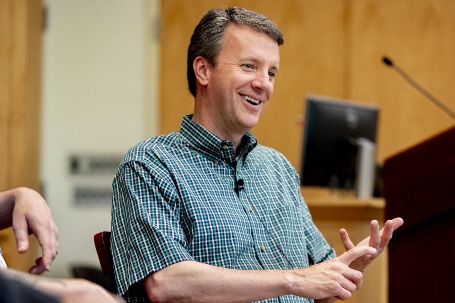 1:30–2:30pmBates Alumni in CongressRepresentatives Ben Cline ’94 and Jared Golden ’11 will engage in a discussion about how their Bates experiences shaped their careers and road to the United States House of Representatives. Associate Professor of Politics John Baughman and Associate Professor and Chair of the Department of Rhetoric, Film, and Screen Studies Stephanie Kelley-Romano will moderate a conversation examining their year as members of the congressional freshman class of 2019.Pettengill Hall, Keck Classroom (G52)