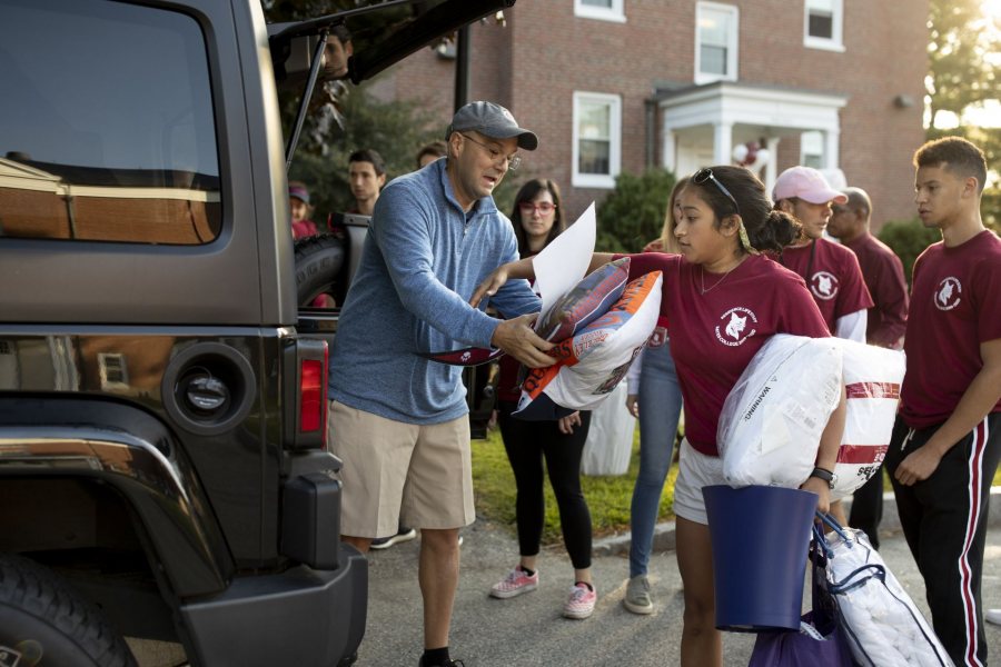 Move-In DayThe Class of 2023 arrives on campus. Students move into their new residences, attend meetings, eat lunch, pick up AESOP equipment, hear the President's Greeting on the Historic Quad, and say goodbye to their families.