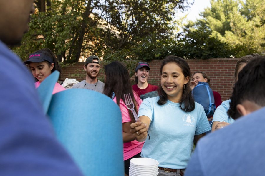 Move-In DayThe Class of 2023 arrives on campus. Students move into their new residences, attend meetings, eat lunch, pick up AESOP equipment, hear the President's Greeting on the Historic Quad, and say goodbye to their families.