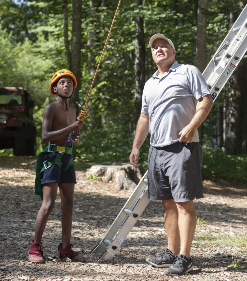 Charlie Richardson '84Director of Education and Operations Kieve-Wavus Education Inc. 207-563-5172 ext.23 He poses during the last week of the final summer camp session for Kieve, overlooking the lake, checking in with boys who have returned from a long wilderness trip, connecting with younger boys on the ropes course, and greeting an old camper -- now 40 years old -- who with his wife -- had stopped by to sign up his two young sons for Summer 2020. Charlie Richardson Director of Education and Operations Charlie has been an integral member of the KWE family since 1983. He has had a number of roles over the years: Leadership School (then LDI) educator, Kieve counselor, Leadership School director, and Kieve director. He is involved in helping to provide the best educational experience for each and every person and group that comes to our incredible campuses. He is a 1984 graduate of Bates College and has an M.Ed from Cambridge College. In the community Charlie has been a board member at the Central Lincoln County YMCA and board member and chairman of the Nobleboro School board. His teaching and administrative experience have taken place in the Hull Public Schools in MA, the Linsly School in Wheeling, WV, and McDonogh School in Owings Mills, MD. He now resides year round at Kieve with his wife Annie. Kieve Wavus Education is a nonprofit organization that helps people grow through experiential programs led by inspirational role models. Located on Damariscotta Lake in rural Midcoast Maine, KWE runs three primary programs across two main campuses: Camp Kieve for Boys, Wavus Camp for Girls and The Leadership School. In addition, KWE hosts a variety of retreats for a diverse set of groups throughout the year. All KWE programs promote the values of kindness and respect that empower people to contribute positively to society.