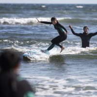 Moments from the Surfing trip at Popham Beach State park on August 30, 2019. Maine has some of the most beautiful beaches on the east coast. Georgetown is located in on the southern Maine coast and is one of the premiere surfing spots in Maine. Enjoy 4 days of surfing on the coast of Maine all while camping in Sagadohoc Bay. This trip is meant for all levels of experience; whether you’ve been surfing for years or have never seen the ocean before. Camp by night and surf, relax, and explore Georgetown by day.