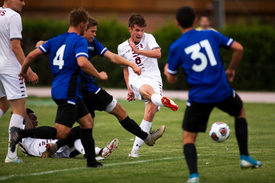 Bates defeats University of New England 2-0 at Bates on September 10, 2019.