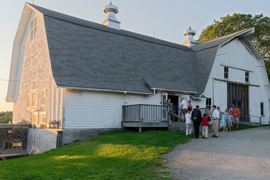 Most Salt Bay Chamberfest concerts take place in the Darrows Barn at Ropund Top Farm in Damariscotta, Maine. (Peter Felsenthal)