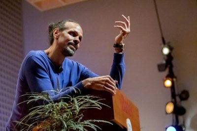 he college’s Philip J. Otis Committee invites members of the Bates community to attend:The 23rd Annual Otis LectureMonday, November 4, 7:30pmOlin Concert HallRESERVE TICKETSTickets free but required.Ross Gay, author of The Book of Delights, will deliver the 2019 lecture:“Delight, Gratitude, Joy: Entangle Me”Ross Gay is the author of three books of poetry: Against Which; Bringing the Shovel Down; and Catalog of Unabashed Gratitude, winner of the 2015 National Book Critics Circle Award and the 2016 Kingsley Tufts Poetry Award. His collection of essays, The Book of Delights, was released by Algonquin Books in 2019.Ross is also the co-author, with Aimee Nezhukumatathil, of the chapbook “Lace and Pyrite: Letters from Two Gardens,” in addition to being co-author, with Richard Wehrenberg, Jr., of the chapbook, “River.” He is a founding editor, with Karissa Chen and Patrick Rosal, of the online sports magazine Some Call it Ballin’, in addition to being an editor with the chapbook presses Q Avenue and Ledge Mule Press. Ross is a founding board member of the Bloomington Community Orchard, a non-profit, free-fruit-for-all food justice and joy project. He has received fellowships from Cave Canem, the Bread Loaf Writer’s Conference, and the Guggenheim Foundation. Ross teaches at Indiana University.Gay’s lecture is made possible by the Philip J. Otis ’95 Endowment.