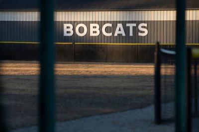 Early sunlight on campus on March 28, 2020.John Bertram Hall faces Leahy Field.