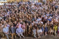 The class of 2020 poses for a photo in Commons before Convocation on Tuesday September 6 2016.