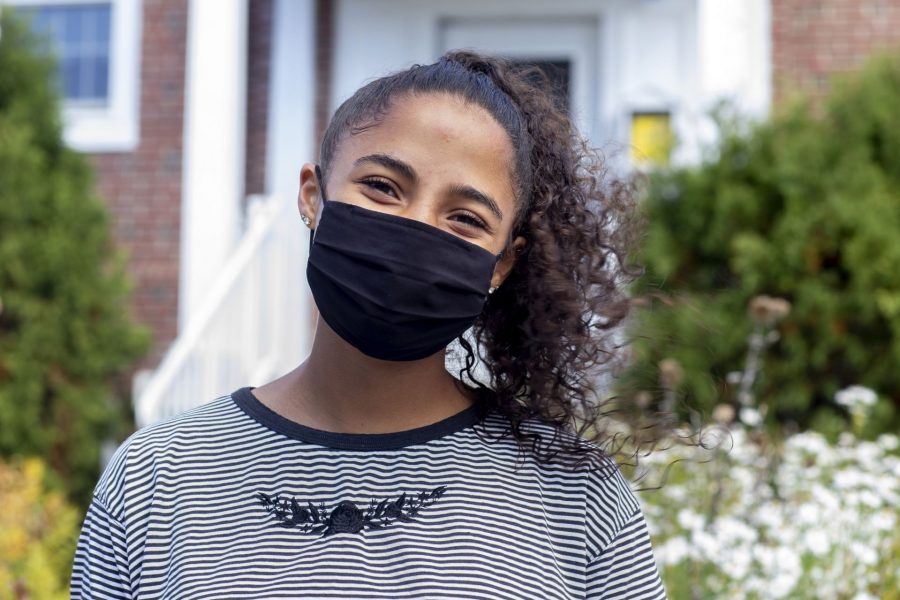 Kama Boswell ‘23 of Bellevue, Wash. (she/her/hers)
Residence: Page

She poses in front of Page and plays Battleship with Juila Johnson '24 of Cleveland, Ohio.