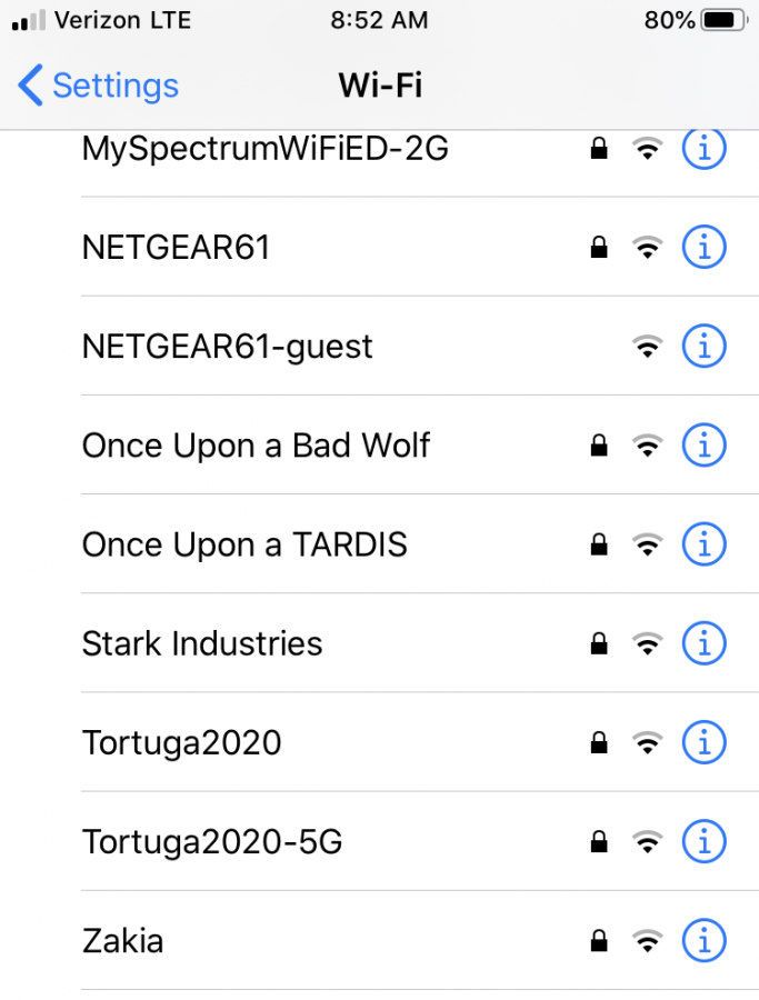 Creative and curious WiFi names in Lewiston explained | News | Bates College