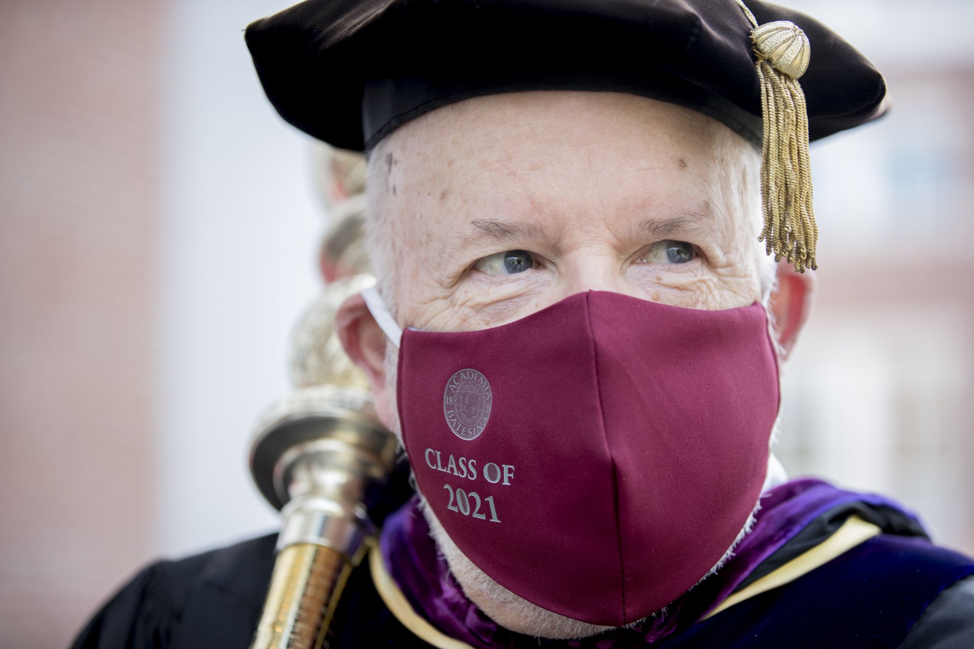 Scenes from the morning Commencement at Bates College on May 27, 2021. (Phyllis Graber Jensen/Bates College)