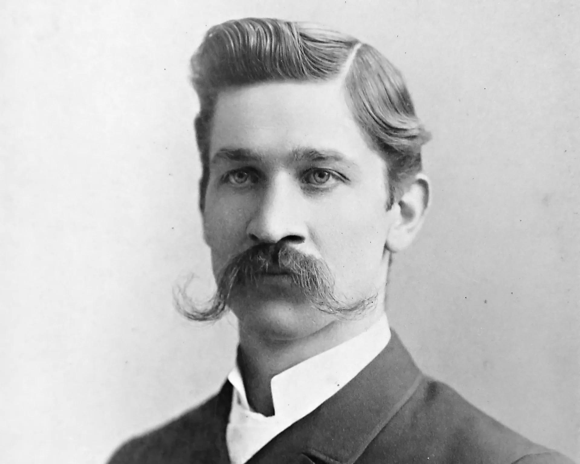 famous handlebar moustache