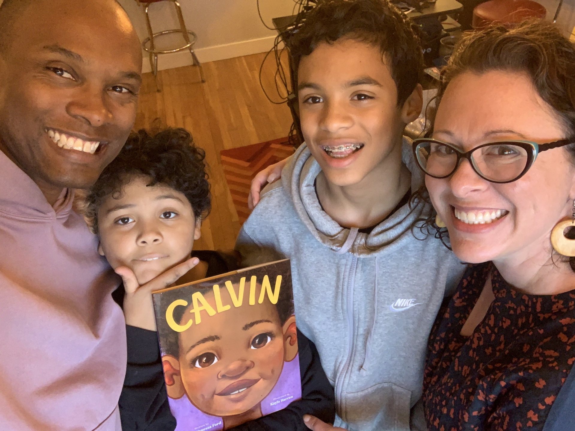 Vanessa Kalter-Long Ford and family (from left, J.R., Ellie, Ronnie, and Vanessa Ford) photo by Ford family