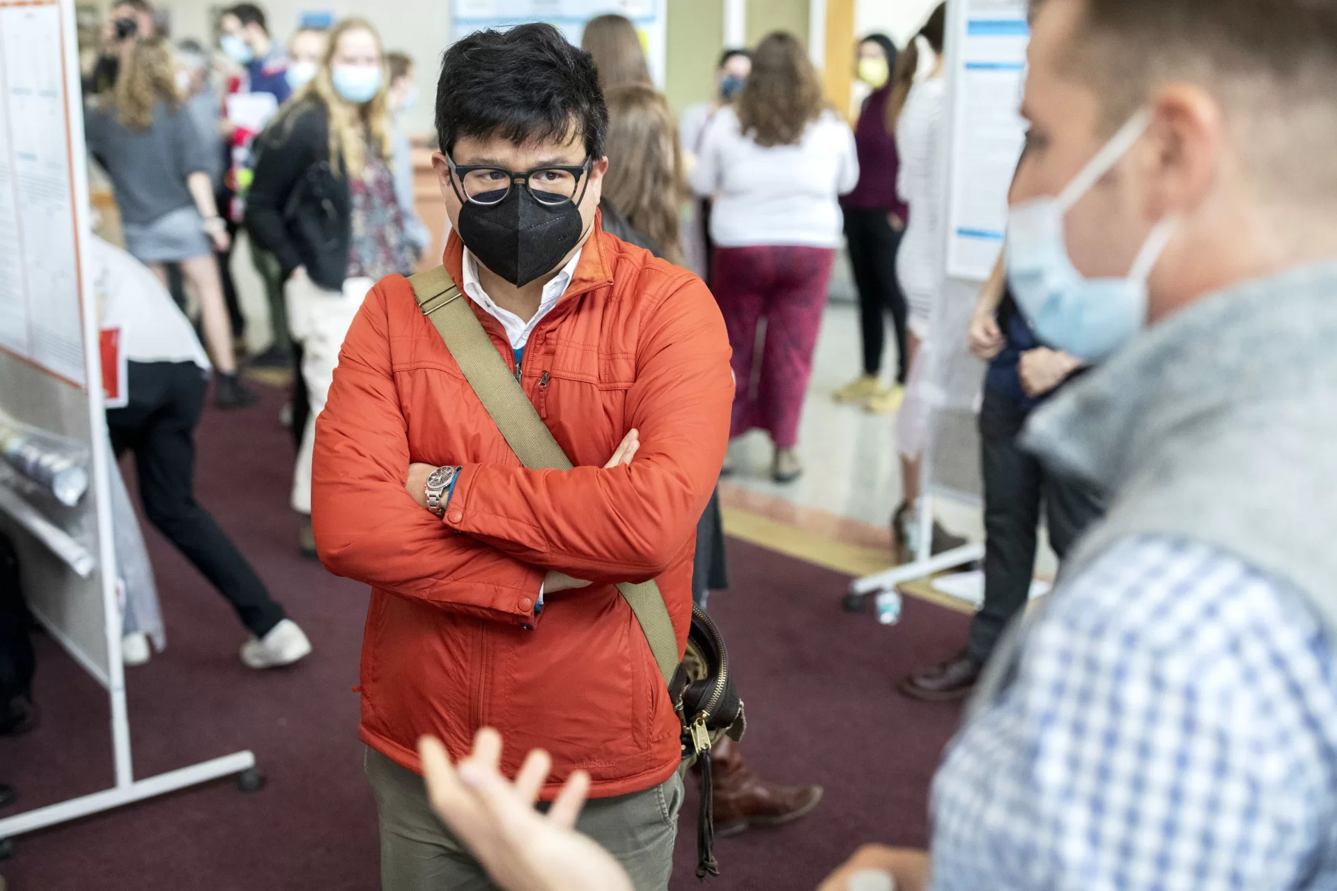 The Mount David Summit, a the annual celebration of student academic achievement and community at Bates College, took place on April 8, 2022, in Pettengill Hall.