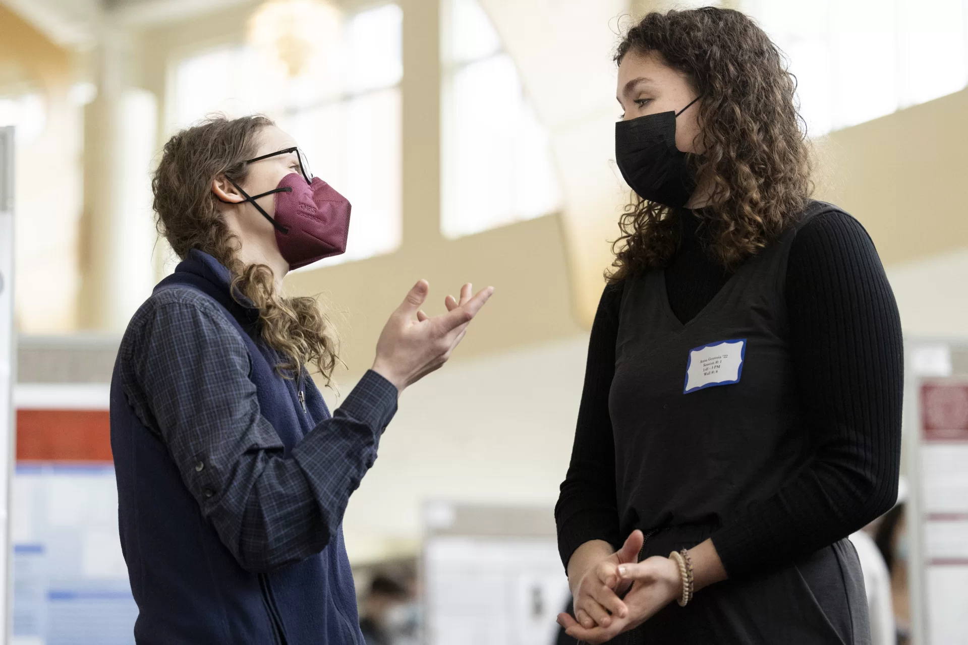 The Mount David Summit, a the annual celebration of student academic achievement and community at Bates College, took place on April 8, 2022, in Pettengill Hall.