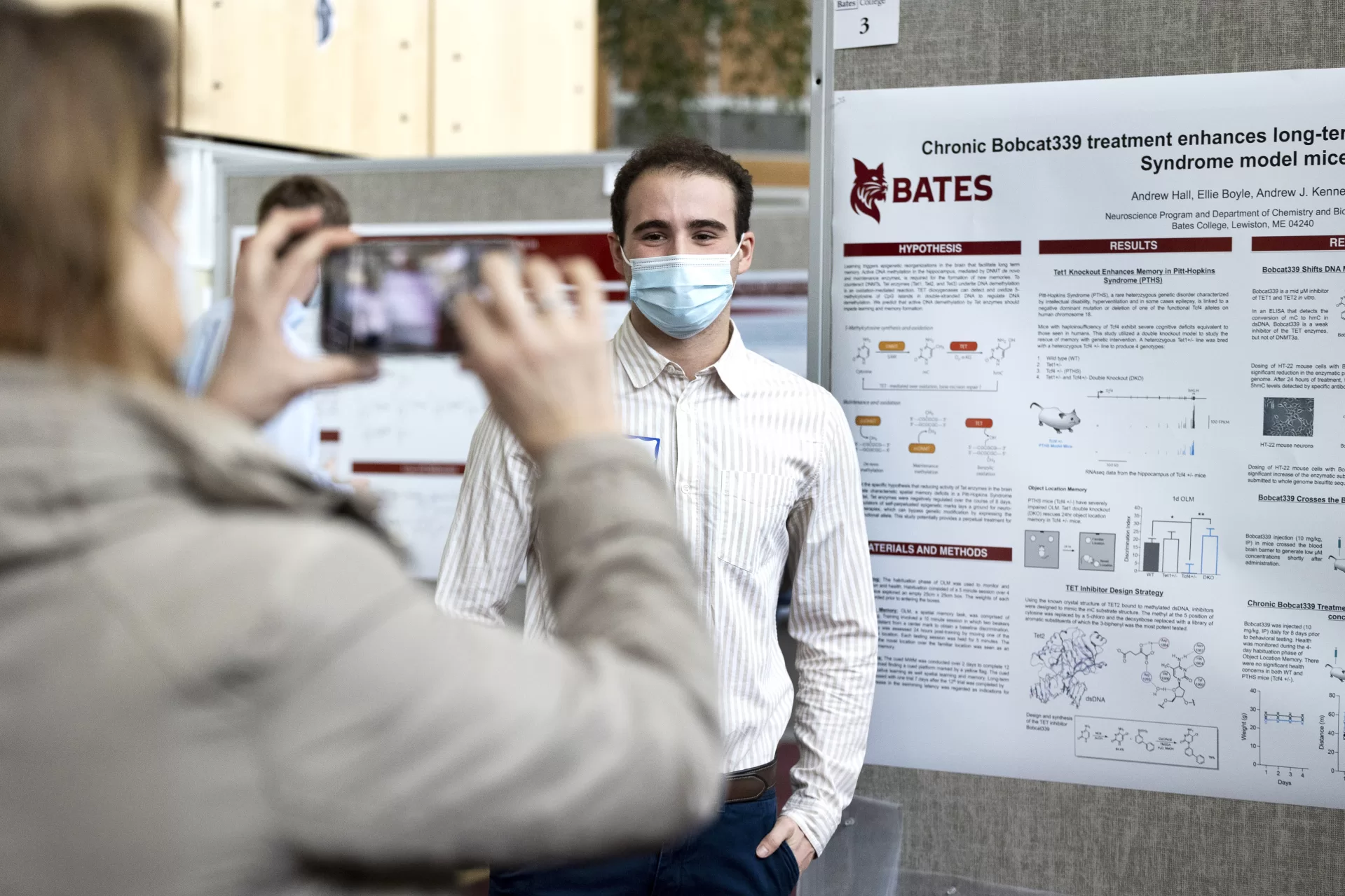 The Mount David Summit, a the annual celebration of student academic achievement and community at Bates College, took place on April 8, 2022, in Pettengill Hall.