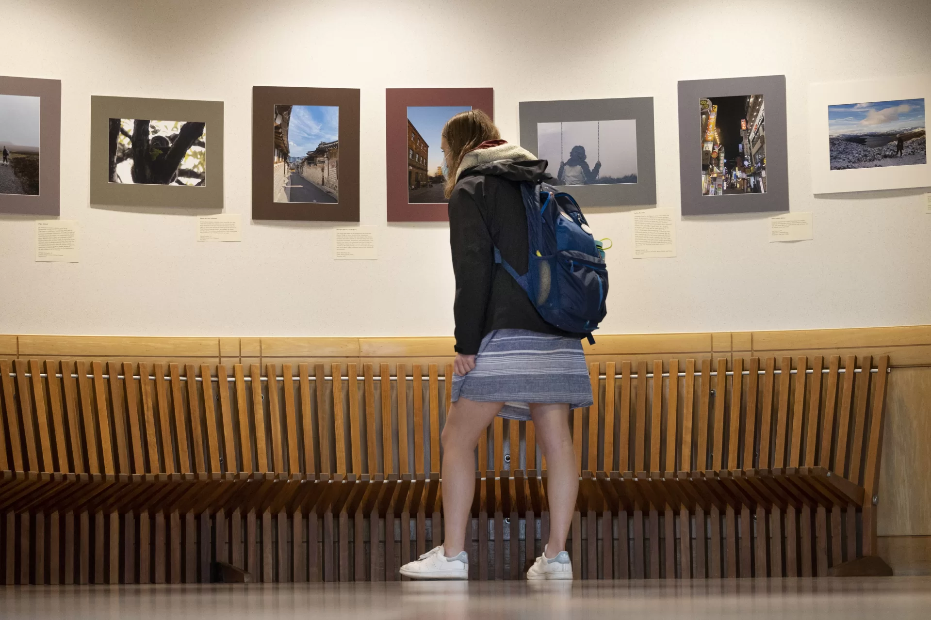 The Mount David Summit, a the annual celebration of student academic achievement and community at Bates College, took place on April 8, 2022, in Pettengill Hall.