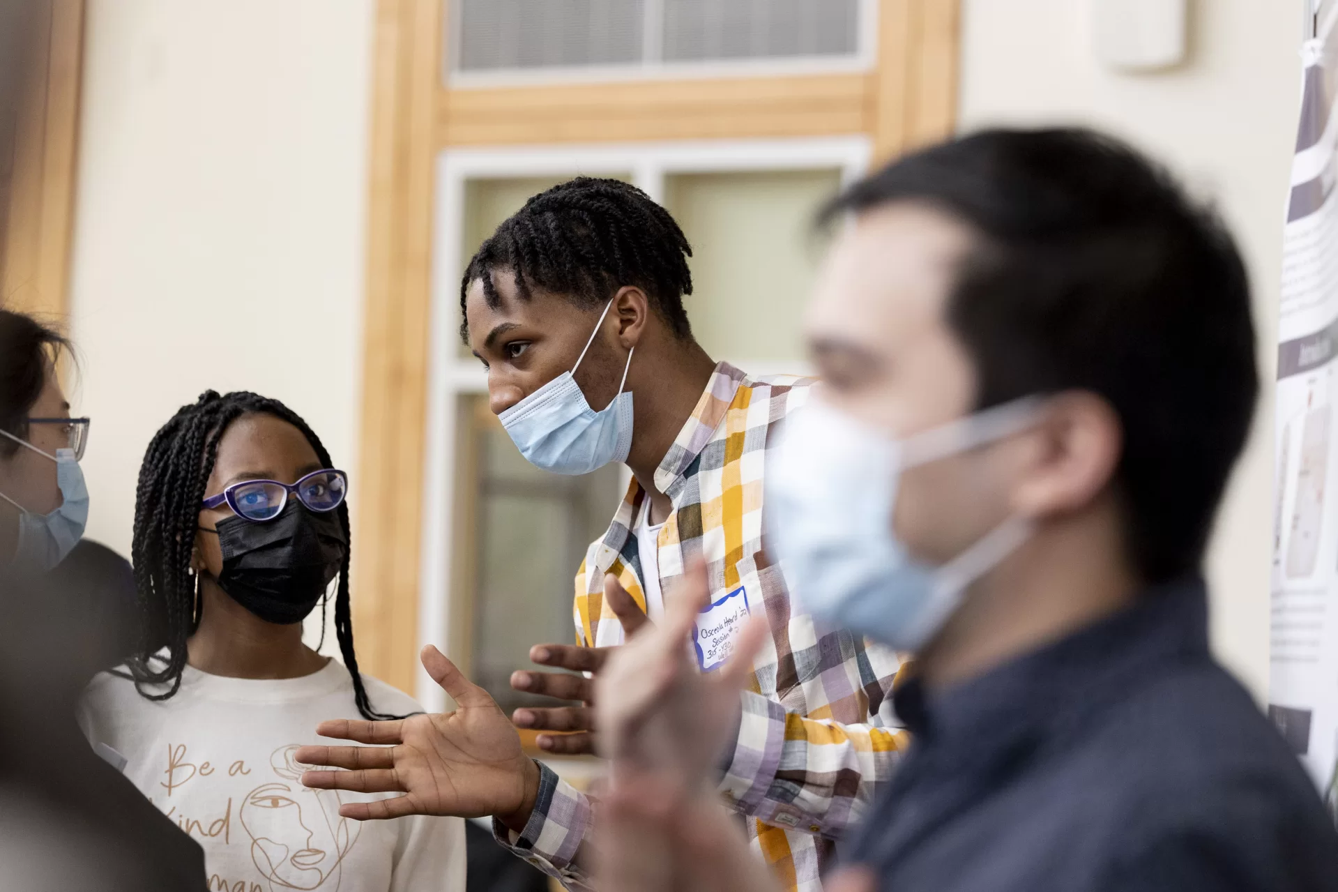 The Mount David Summit, a the annual celebration of student academic achievement and community at Bates College, took place on April 8, 2022, in Pettengill Hall.