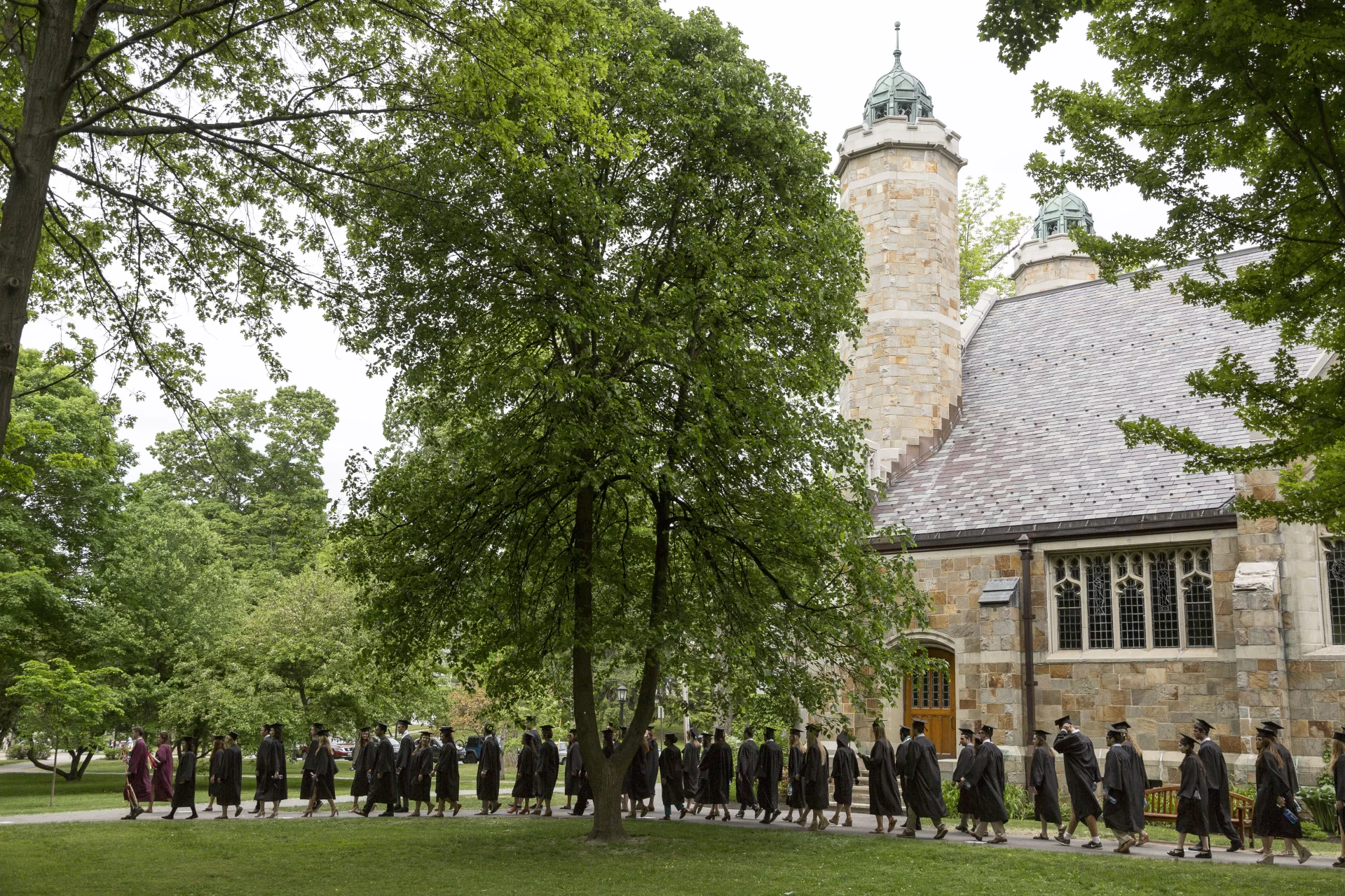 The Bates community celebrates its 150th Commencement on Sunday, May 29 2016.