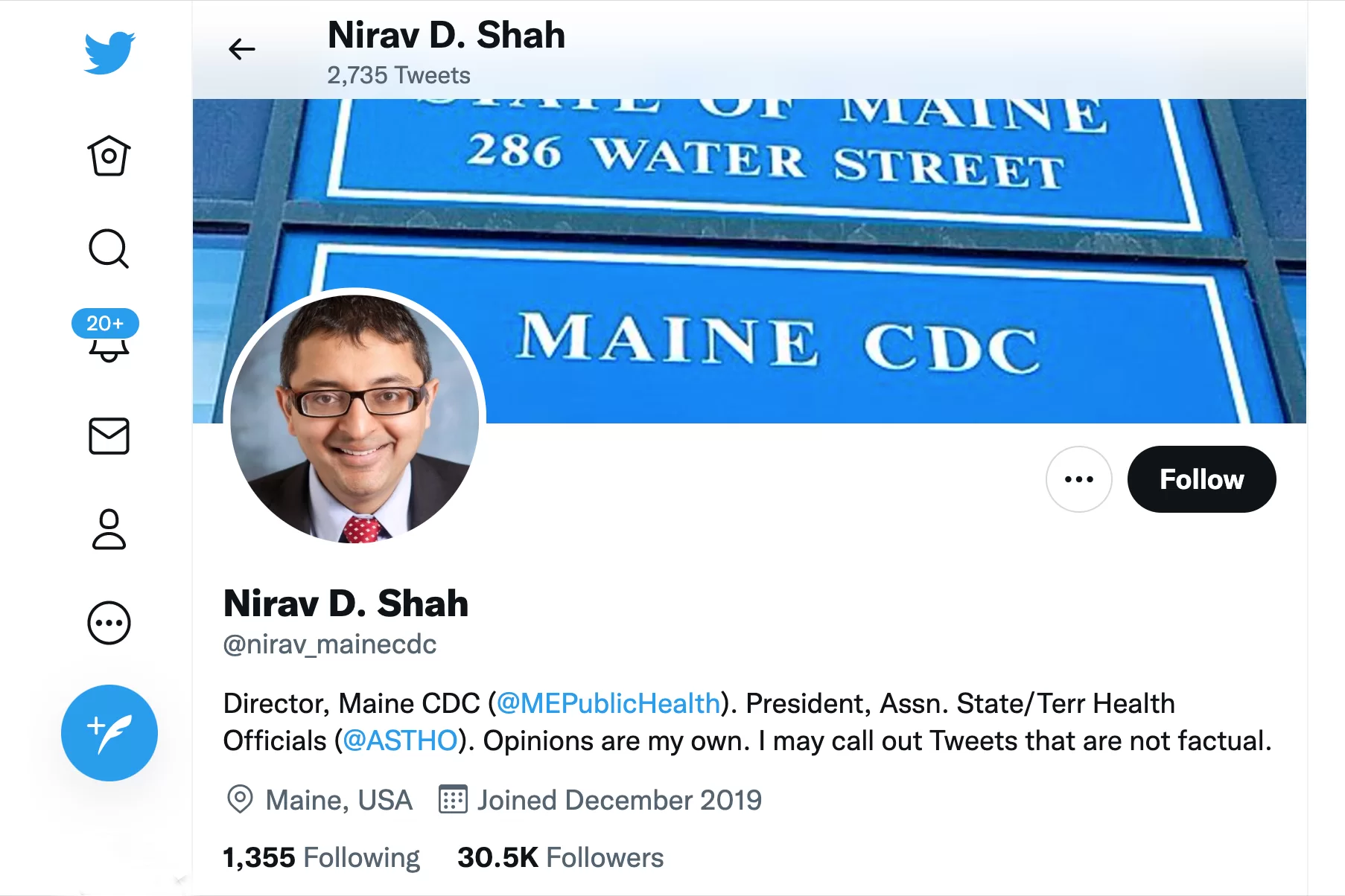 10 ways Bates Commencement speaker Dr. Nirav Shah used Twitter humor to build support for Maine's COVID-19 fight | News - Vimarsana News