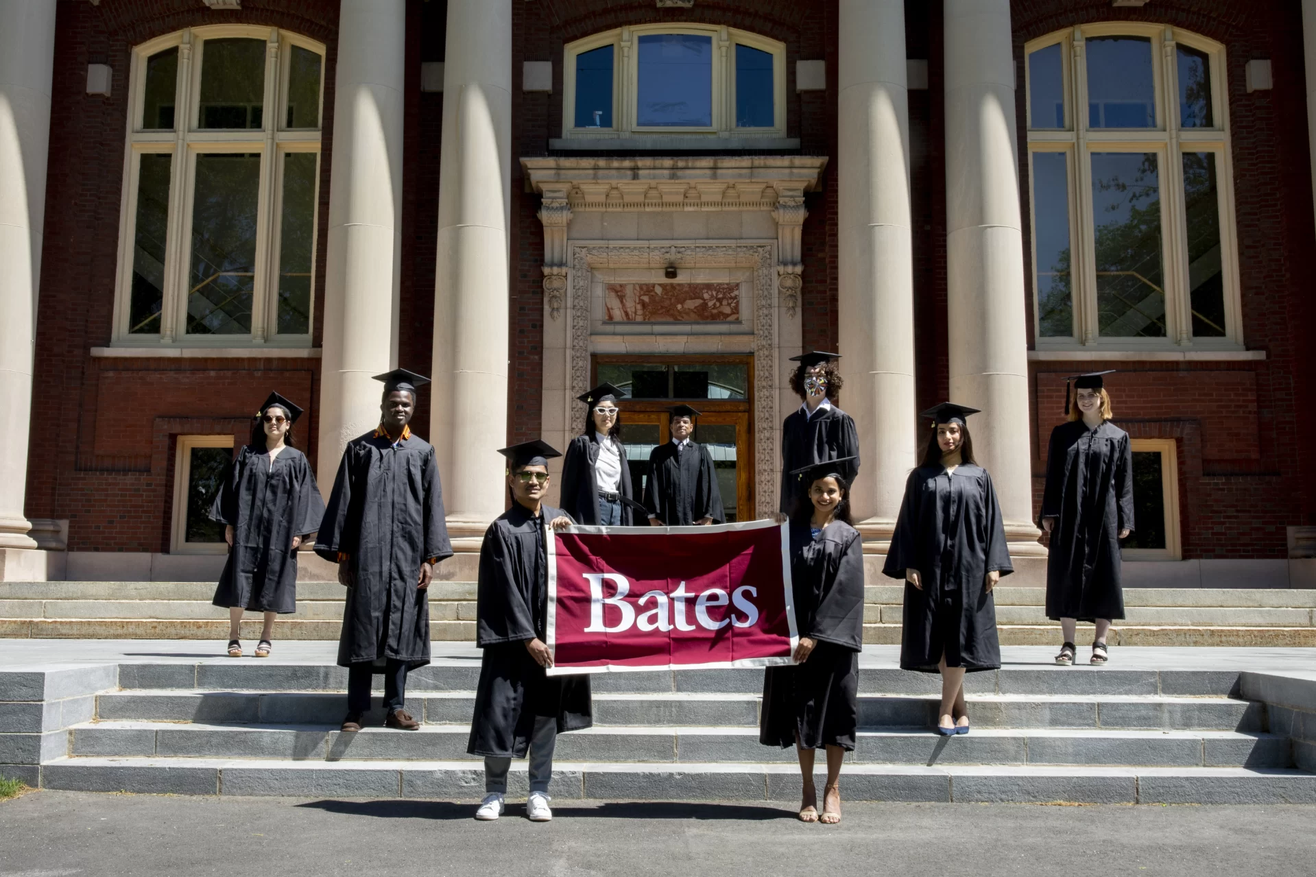 t's still a great day to become a #BatesGrad. ⁣
⁣
See some of our international seniors on campus in their caps and gowns with Dean Reese as we prepare for Bates' 154th Commencement. ⁣
⁣
We so wish we could all be together on the Quad today, but we will be together in spirit. We invite you to join us and participate by watching today's Commencement ceremony which will be livestreamed today at noon, Eastern Daylight Time. ⁣
⁣