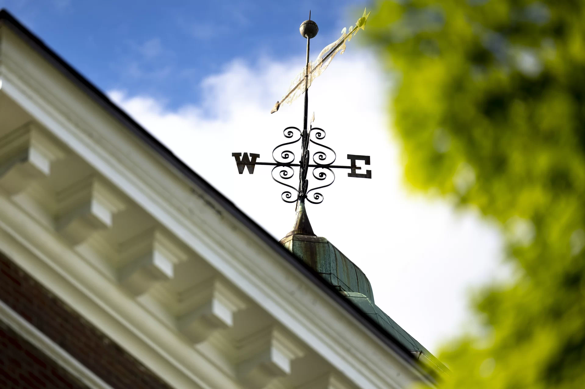 Scenes from early summer on the Bates campus

Hathorn Hall weathervane