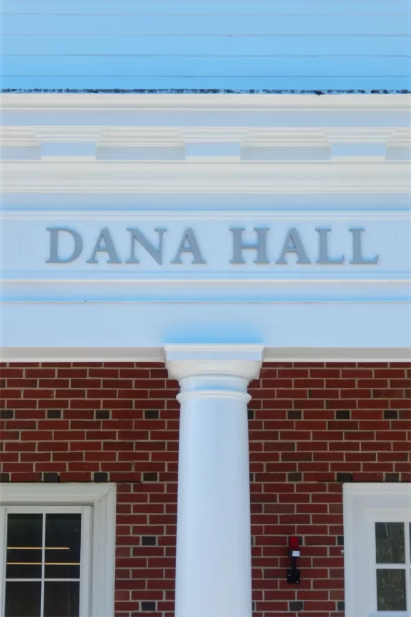 Built as Dana Chemistry Hall, the newly renovated building has been renamed to reflect the broadening of its mission. (Doug Hubley/Bates College)