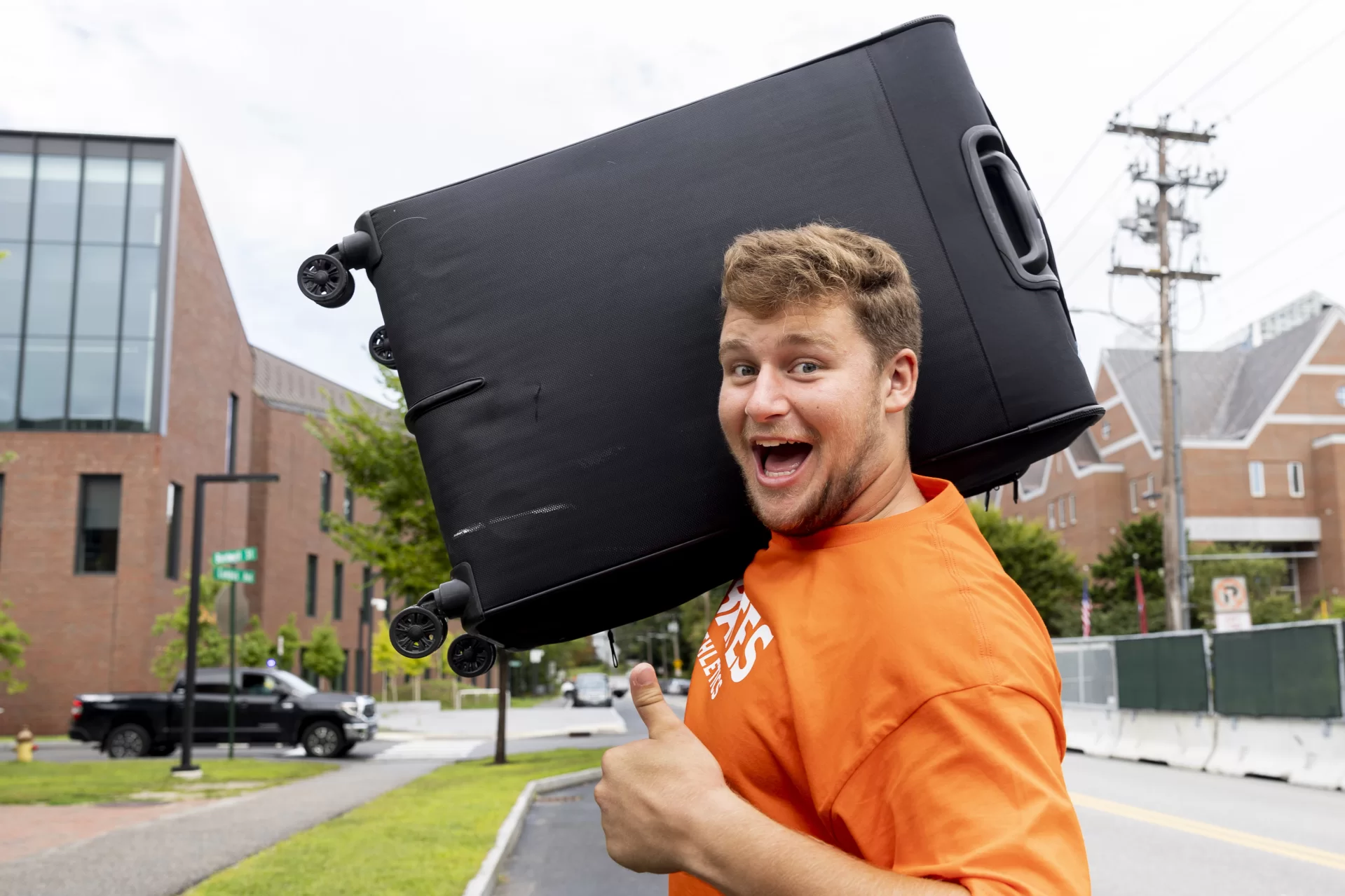 Move-In Day scenes on Aug. 31, 2022, as members of the Class of 2026 arrive on campus with their families.