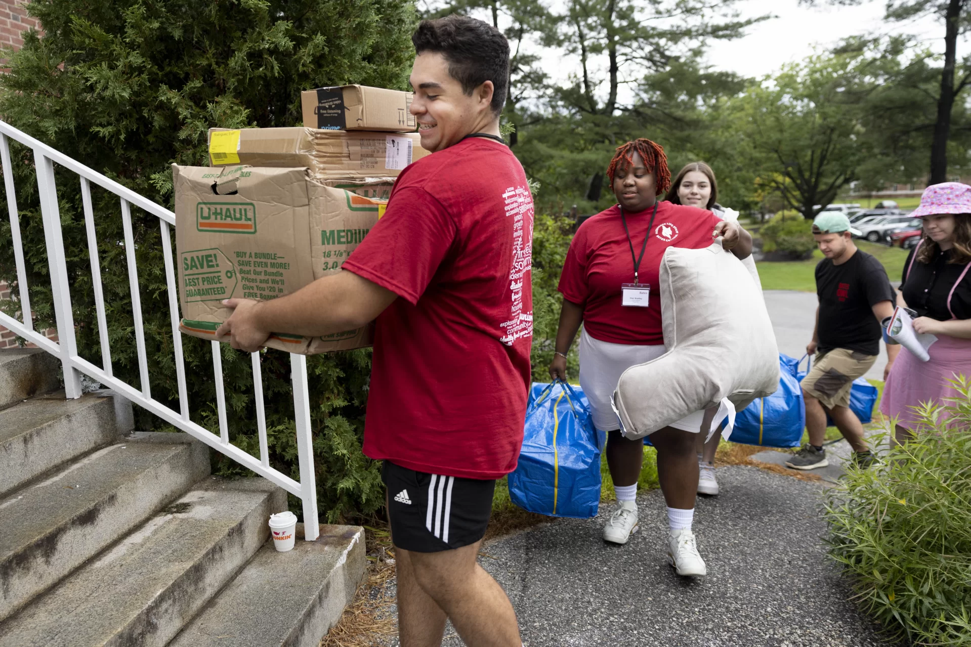 Move-In Day scenes on Aug. 31, 2022, as members of the Class of 2026 arrive on campus with their families.