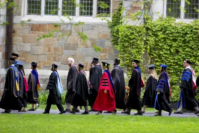 Bates’ 148th Commencement ceremony itself takes place at 10 a.m. Sunday, May 25, on the Historic Quad, Campus Avenue and College Street (or Merrill Gym in case of rain). Some 448 students will receive bachelor’s degrees, and President A. Clayton Spencer will confer honorary degrees on four notable Americans: John Seely Brown, visionary thinker and computer scientist; Glenn Close, renowned actress; David Shaw P’00, leading entrepreneur; Isabel Wilkerson, Commencement speaker and author of the acclaimed social history The Warmth of Other Suns.