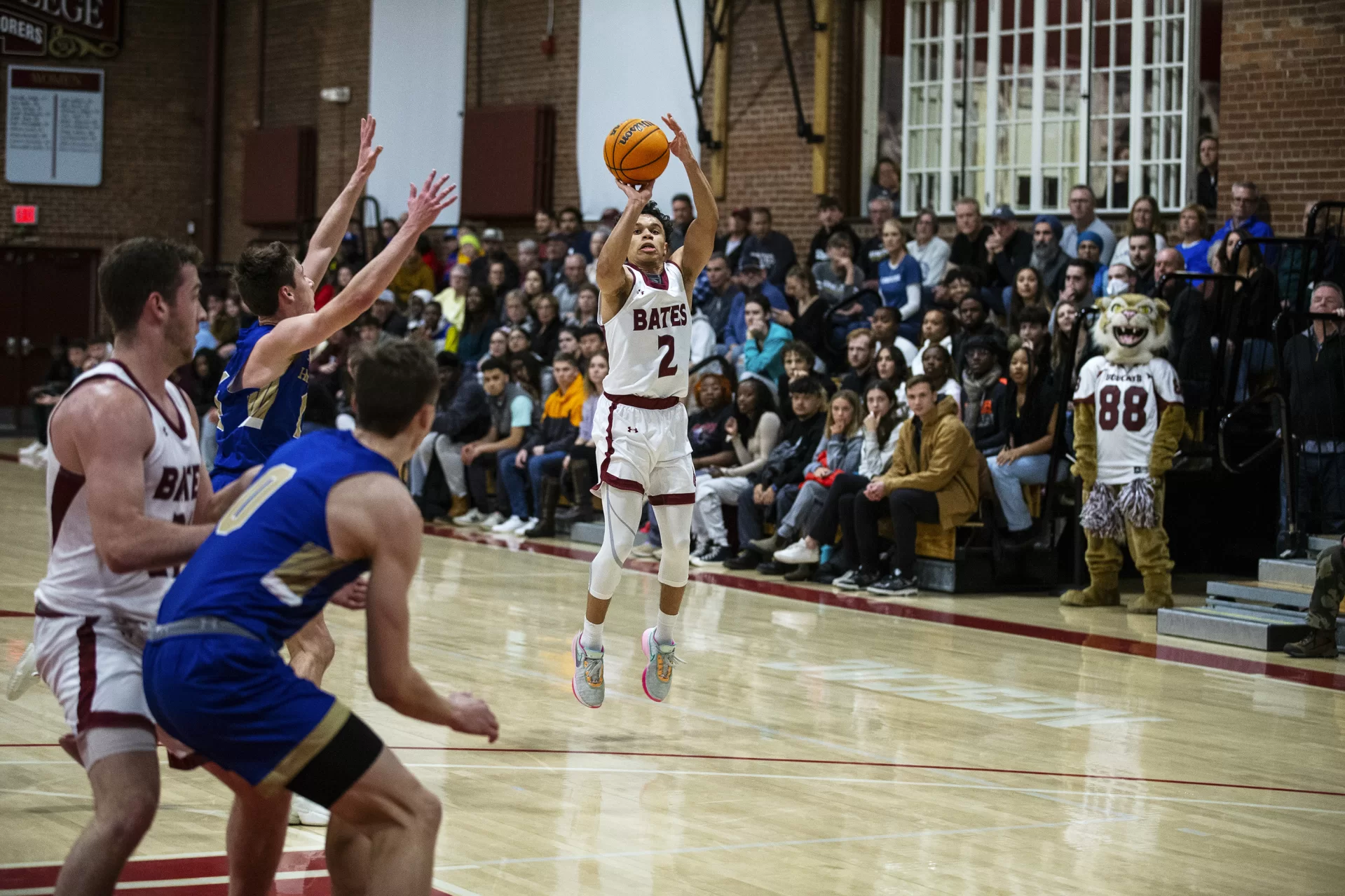 Bates loses 64-67 to Hamilton at Bates on January 13, 2023. (Theophil Syslo | Bates College)