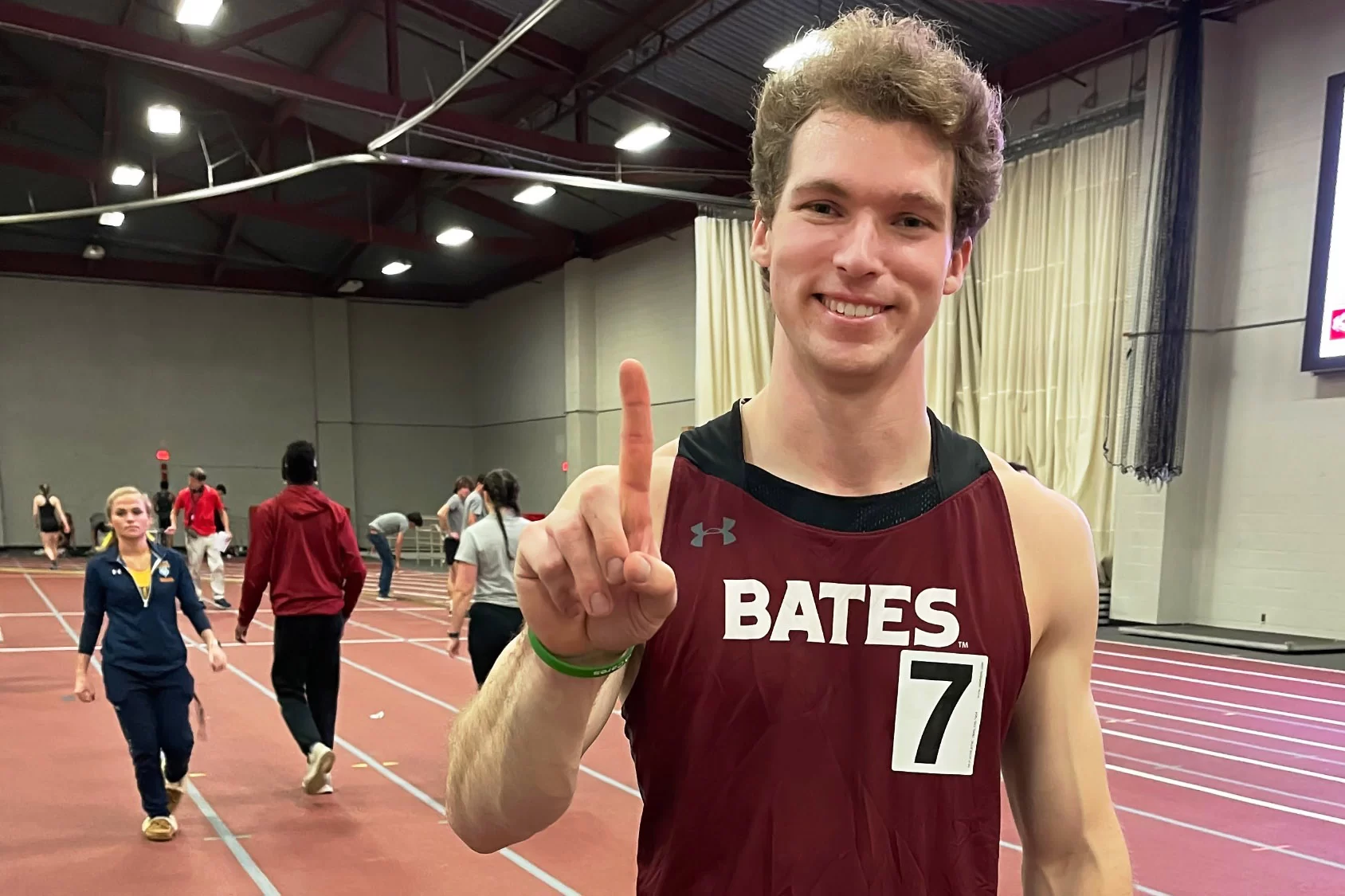 Track is a game of centimeters for this Bobcat sprinter