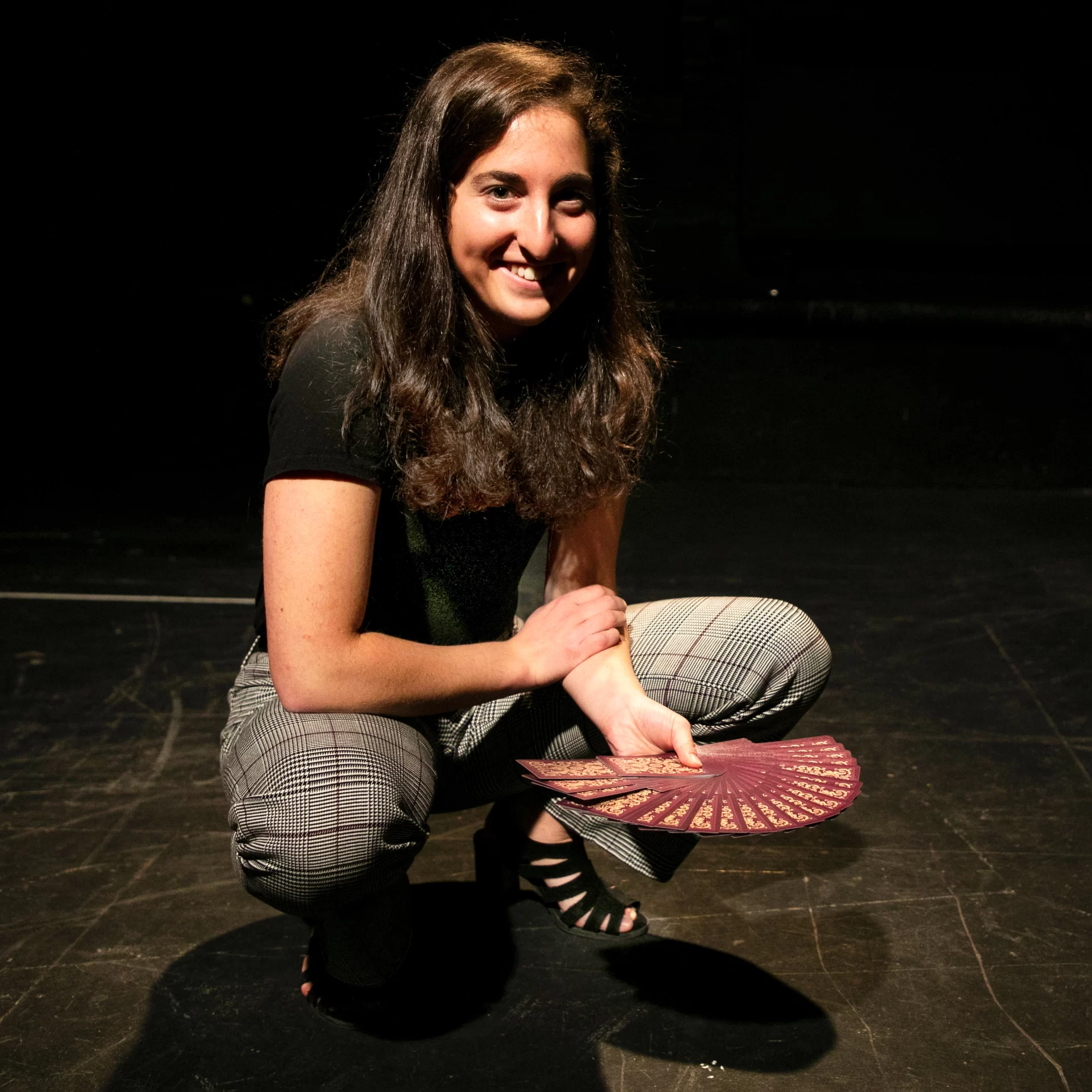 Portraits of Abby Segal ’23, of Chelmsford, Mass., for 'Penn and Teller,' shot on October 10, 2020. (Photography by Theophil Syslo)