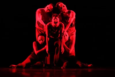 Moments from the Spring Dance Concert Dress Rehearsal on April 6th, 5-8 pm, in Schaeffer Theatre. (Theophil Syslo | Bates College)