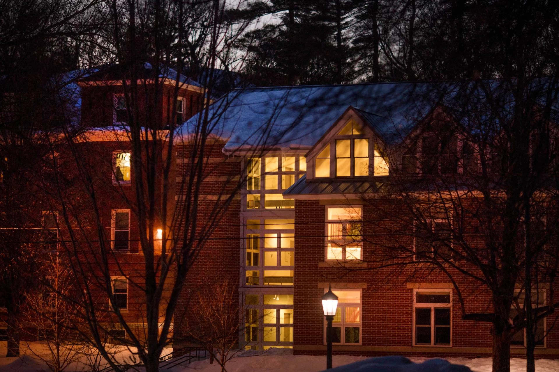 Winter scenes on campus.
280 College Avenue