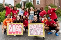 Move-In Day scenes on Aug. 31, 2022, as members of the Class of 2026 arrive on campus with their families.