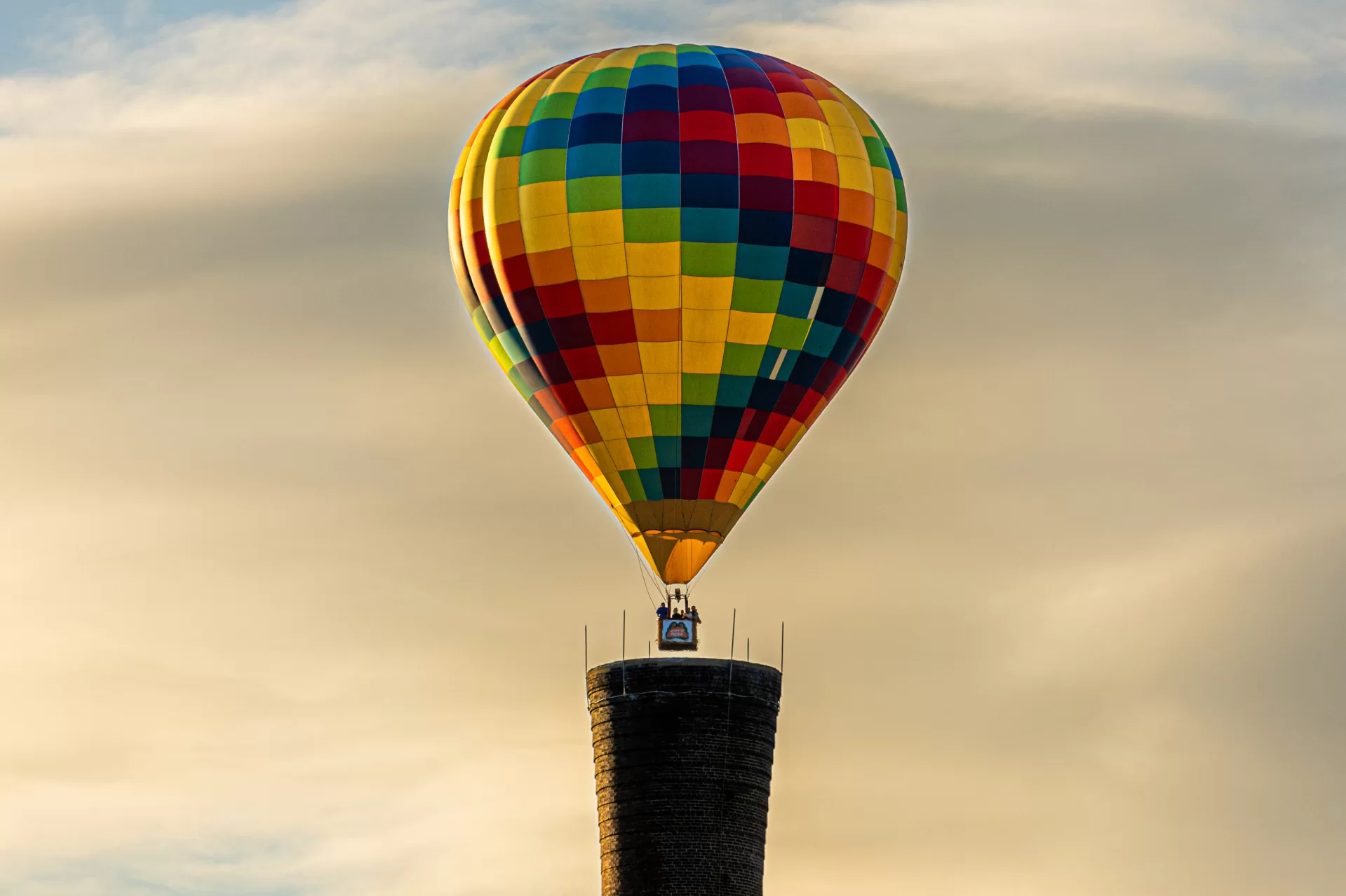 The Great Falls Balloon Festival launched for the first time this year at 6 a.m. on Aug. 20, 2023. As seen from the Auburn side of the river.