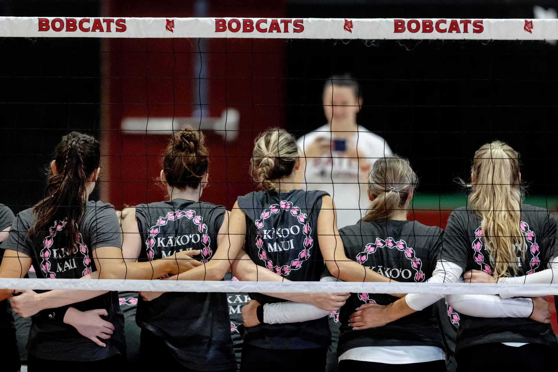 Bates Volleyball plays in a home tournament against Maine Maritime on Saturday,Sept. 9, 2023 in Alumni Gymnasium.
