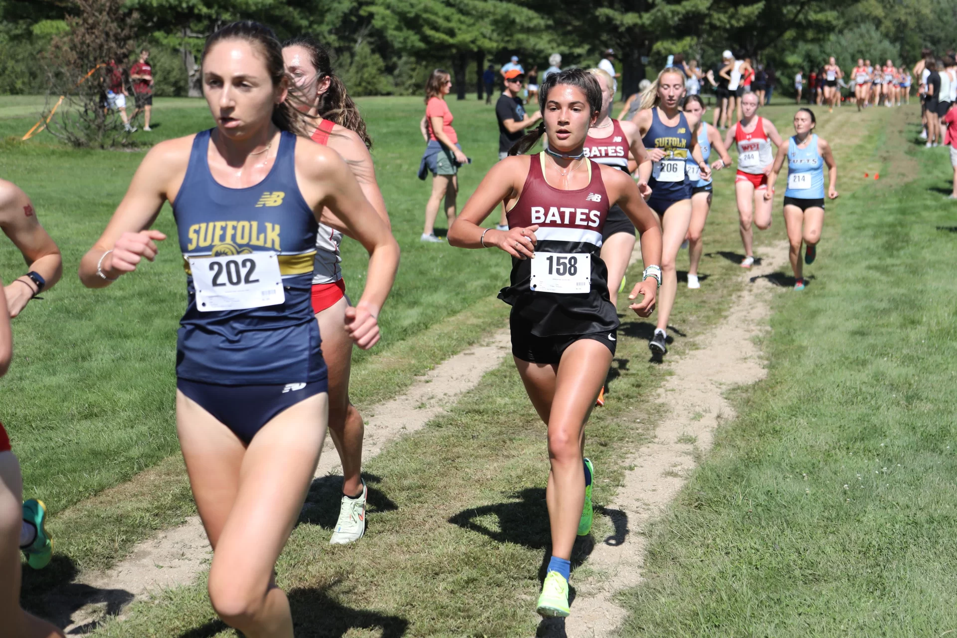 First place in women's cross country meet.