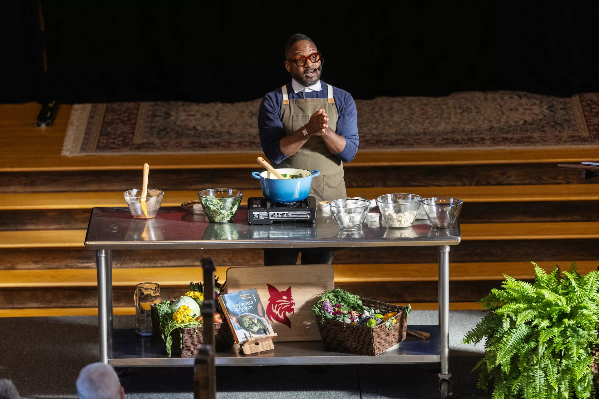 Moments from The Rev. Dr. Martin Luther King Jr. Day Keynote at Gomes Chapel on January 15, 2024. (Theophil Syslo | Bates College)