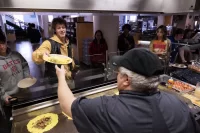 Slideshow: Students, chefs, and breakfast in Commons (omelets, anyone?)