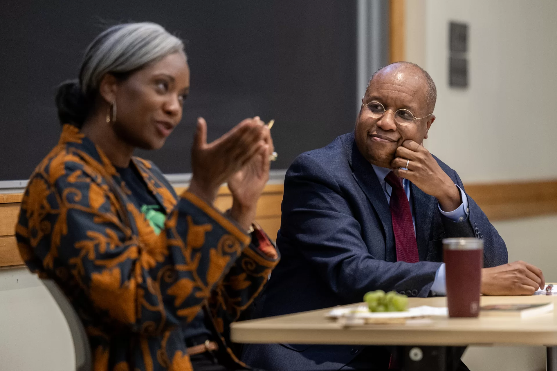 Scholar Tea with President Garry W. Jenkins
Wednesday, April 9
4:15pm
Pettengill G65
Sponsored by the Africana Program
All are welcome!
For More Information
Associate Professor of Sociology Marcelle Medford (Africana), engages in a dialogue with President Jenkins about his academic life and career, followed by a Q&A, with faculty, students, a newly admitted student and her mother, and staff.