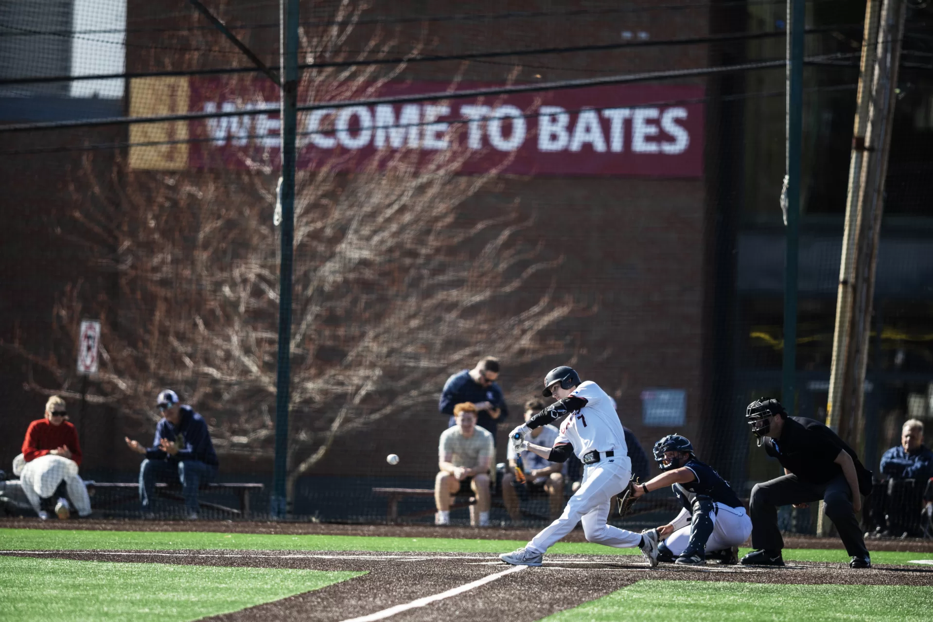 Bates College baseball hosts Trinity on April 24, 2025.
(Theophil Syslo | Bates College)