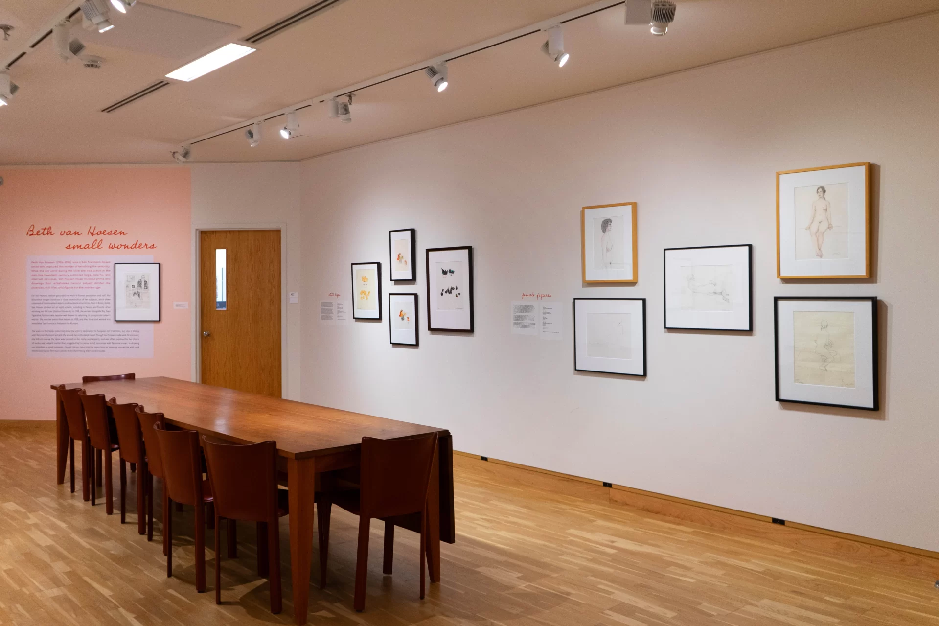museum gallery with artwork displayed