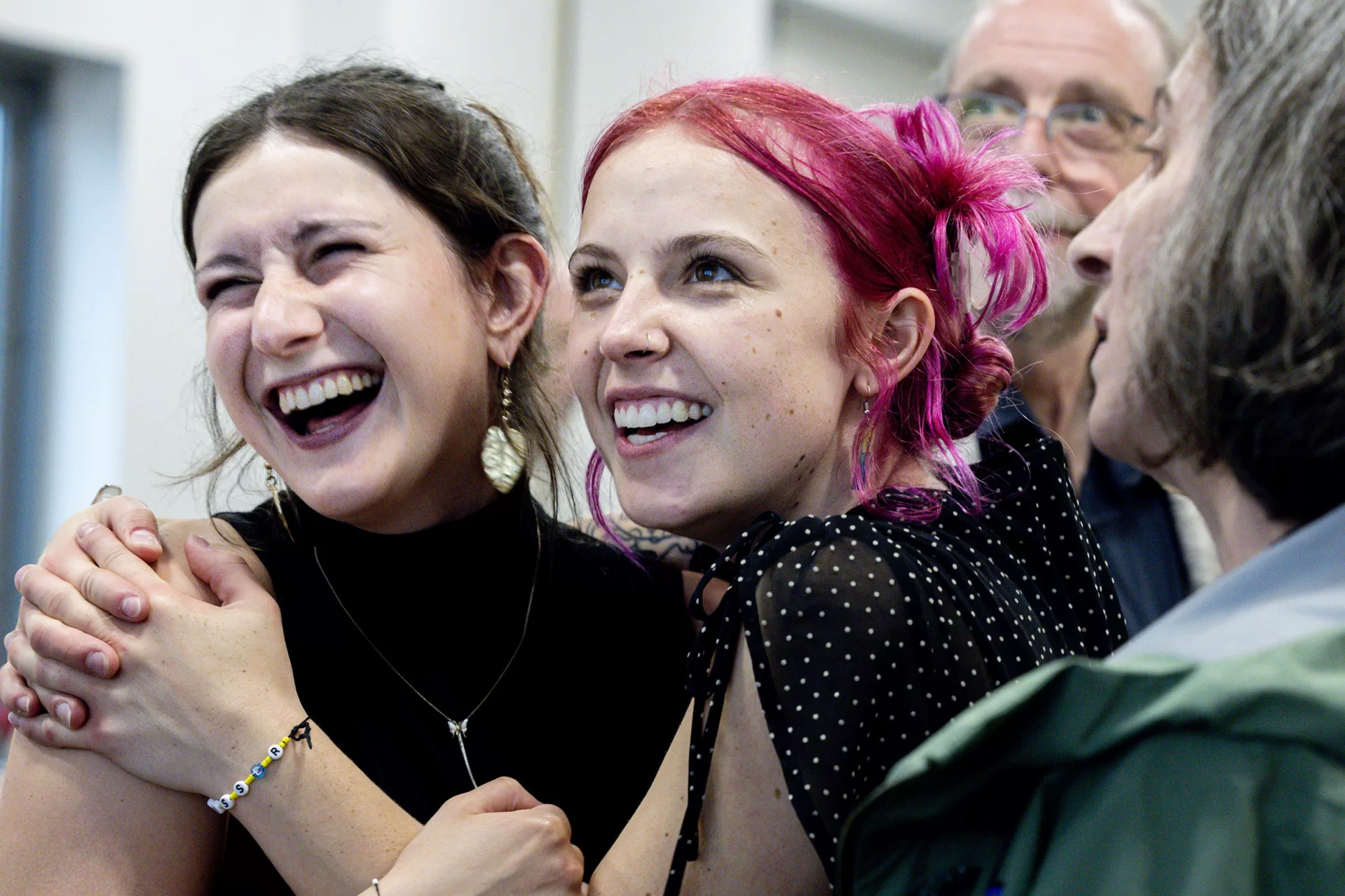 Honors Program 2024-2025 Celebration Banquet held on May 7, 2025, outside of and in Commons 221/222.
The schedule of events, starting at 5:30 p.m., include a hallway reception, a banquet, a welcome from Professor of Psychology and honors committee chair Helen Boucher, a keynote speaker introduction from Professor of Philosophy David Cummiskey, and a keynote address from by Kate L. Fetrow ’13, who double majored in philosophy and politics while at Bates. A graduate of Stanford Law School, who after graduating worked for two federal judges before moving to NYC to work as a plaintiff side law firm litigating on behalf of people wrongfully convicted of crimes they did not commit and people who suffered abuse while incarcerated. In 2021 the joined the New York Legal Assistance Group’s Special Litigation Unit, where she litigates structural reform cases on behalf of people experiencing economic hardship.