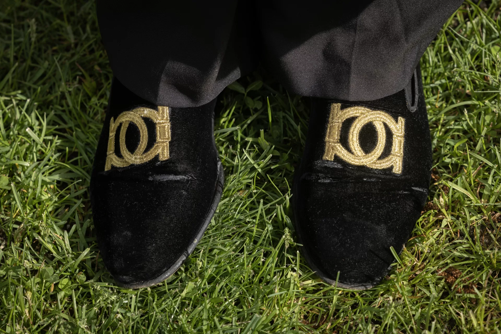 Earned, Not Bought
On Commencement morning, mathematics major Jamil Mouehla ’25 of Harrington Park, N.J., wore these Ferragamo loafers, not for their label but for their legacy. A gift from his older brother, they symbolize the family’s values of effort and perseverance. “These shoes were not bought but earned,” says Mouehla. “And I can walk in these shoes as my brother did.”